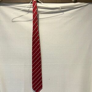 Geoffrey Beene Red Plaid Tie